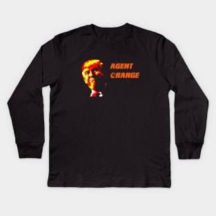 Agent Orange Kids Long Sleeve T-Shirt